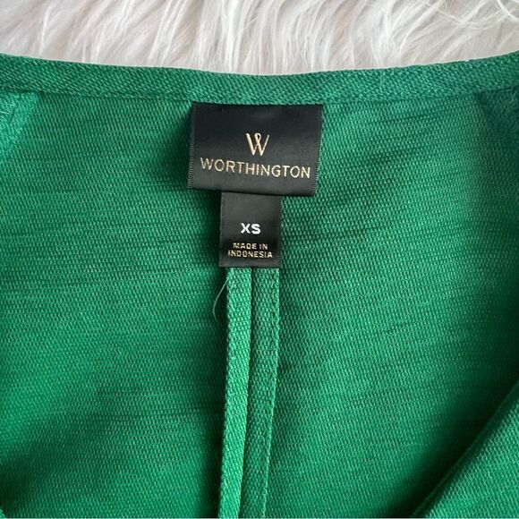 Women’s Worthington Kelly Green Dress Size XS - Picture 3 of 4